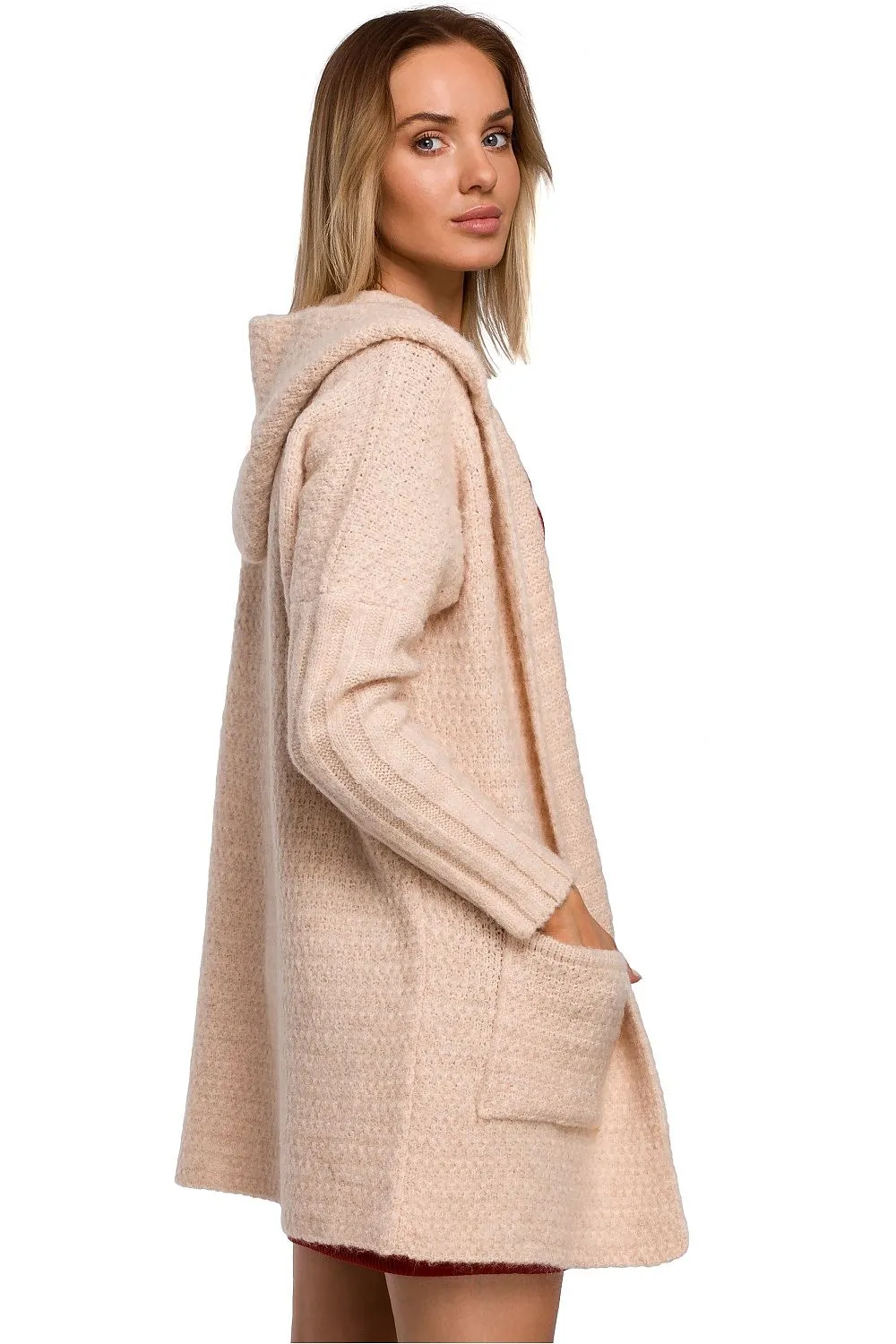 Generously Hooded Oversized Cardigan