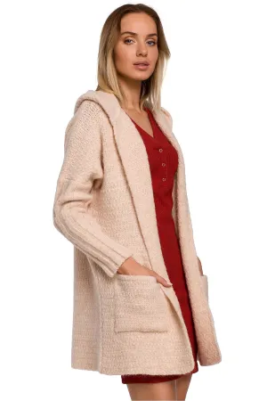 Generously Hooded Oversized Cardigan