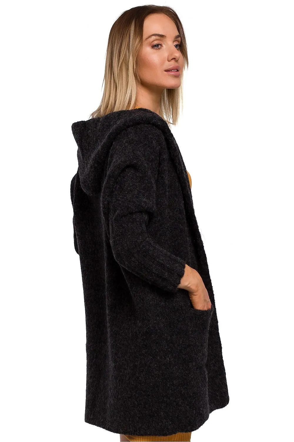 Generously Hooded Oversized Cardigan