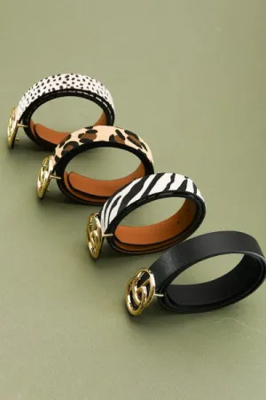 GG Gold Buckle Belt