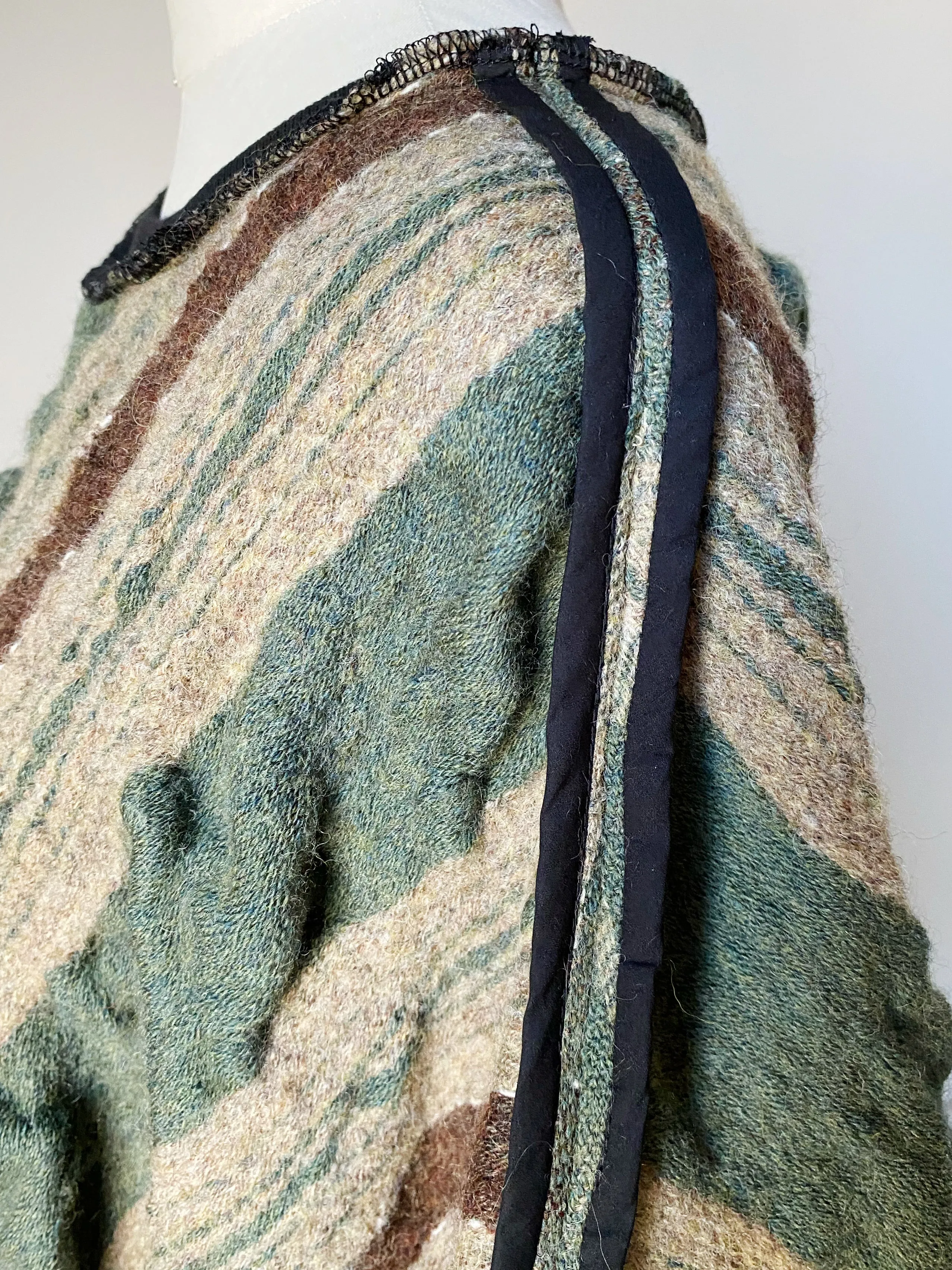 Gilded Age shrunken blanket dress