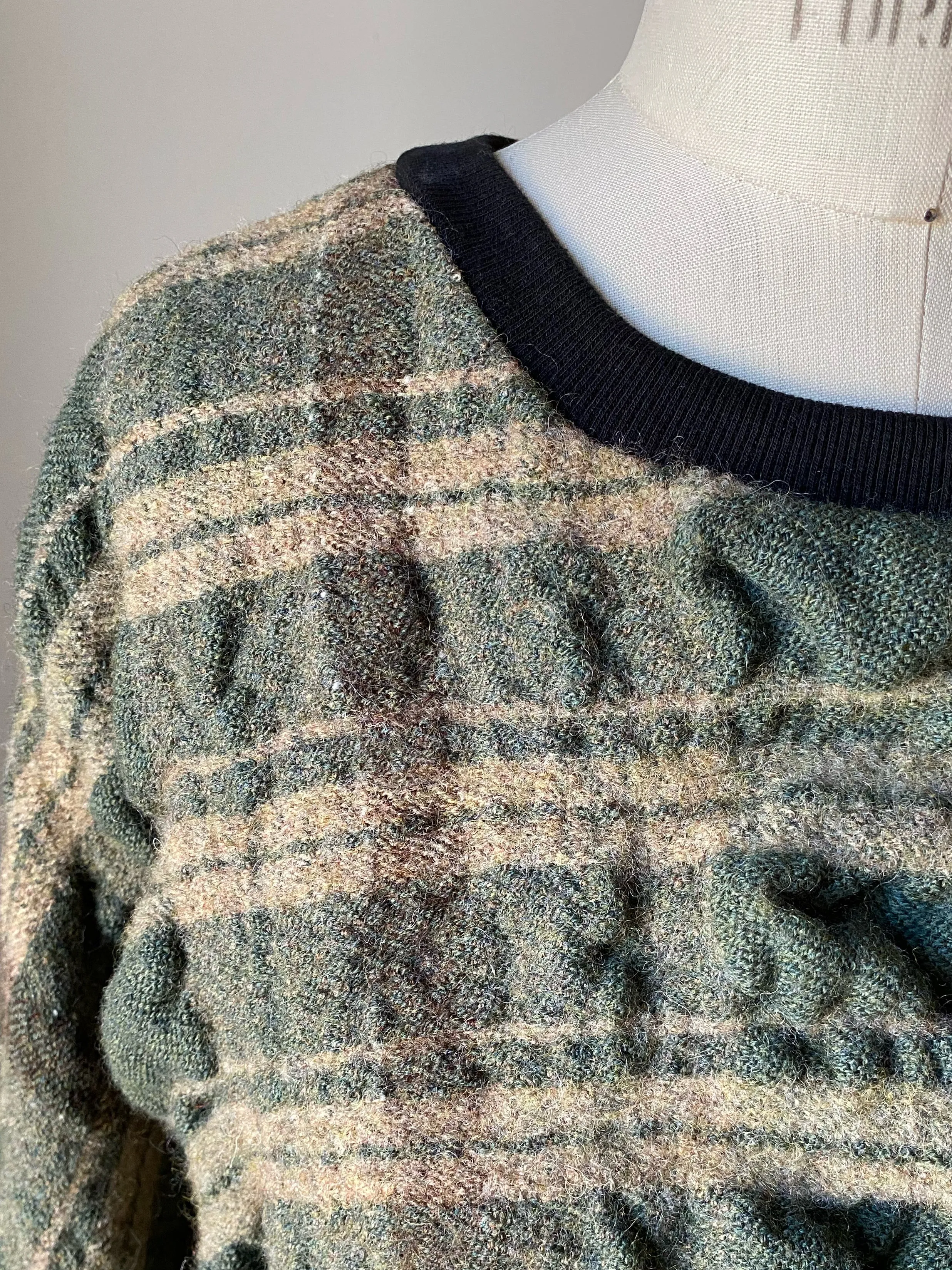 Gilded Age shrunken blanket dress