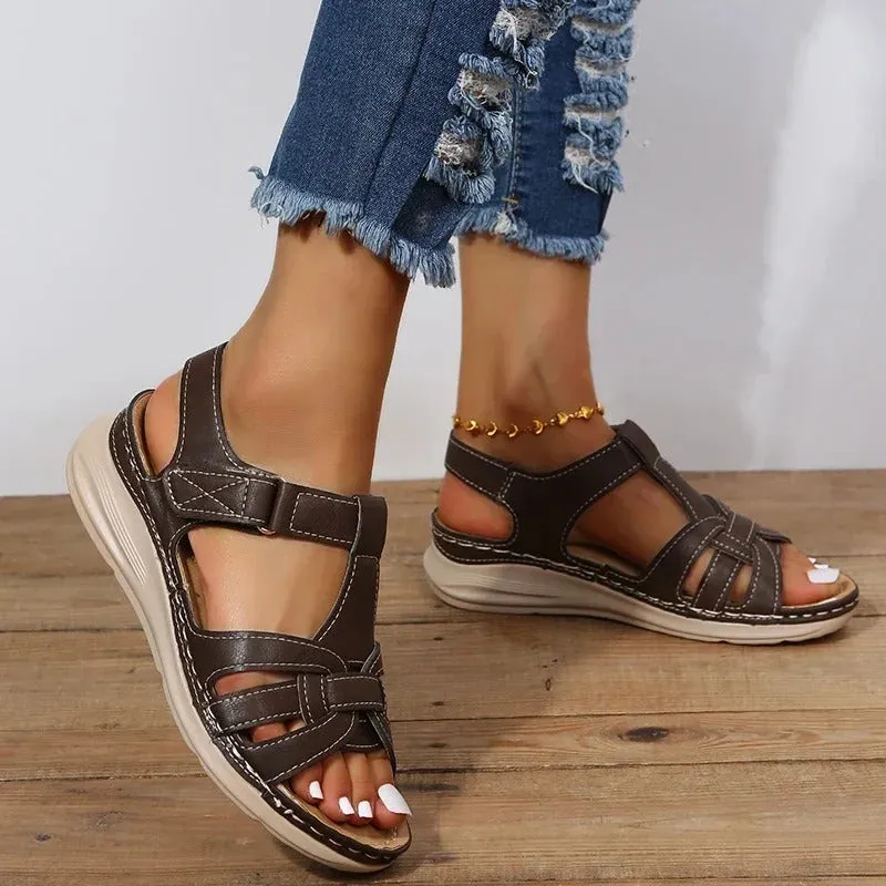 Giovanna® | Orthopedic leather sandals