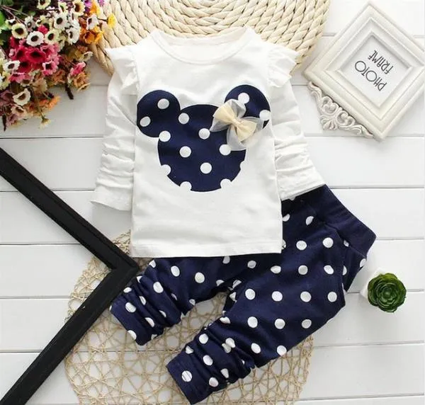 Girls Clothing Sets Winter Girls Clothes Set T-shirt pants 2 pcs Kids Clothes Girl Sport Suit Children Clothes 6M-24M