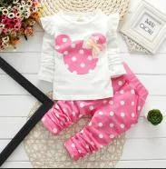 Girls Clothing Sets Winter Girls Clothes Set T-shirt pants 2 pcs Kids Clothes Girl Sport Suit Children Clothes 6M-24M