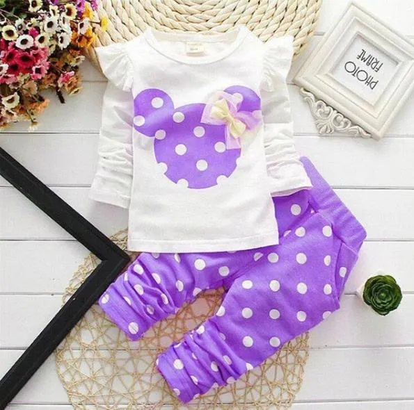 Girls Clothing Sets Winter Girls Clothes Set T-shirt pants 2 pcs Kids Clothes Girl Sport Suit Children Clothes 6M-24M