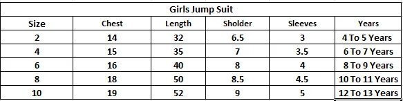 Girls' Jumpsuits Color Green