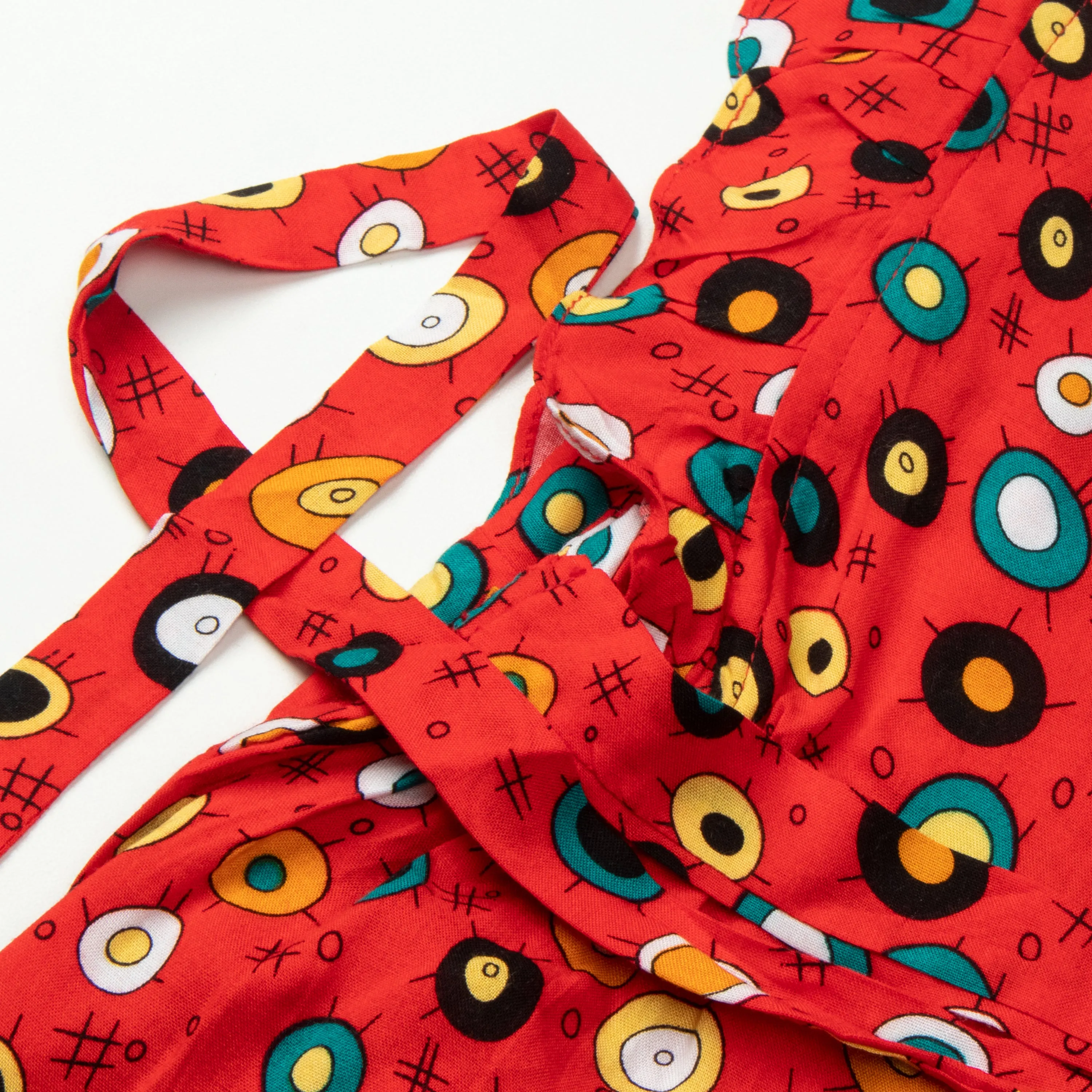 Girls' Jumpsuits Color Red-A
