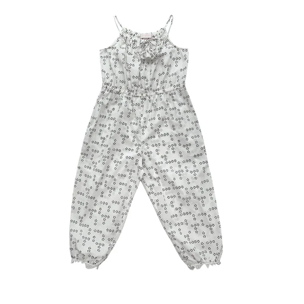 Girls Lara Jumpsuit - Cream
