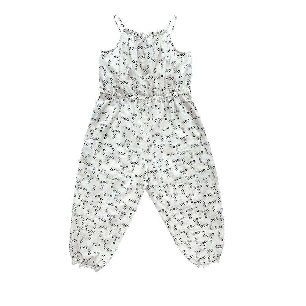 Girls Lara Jumpsuit - Cream