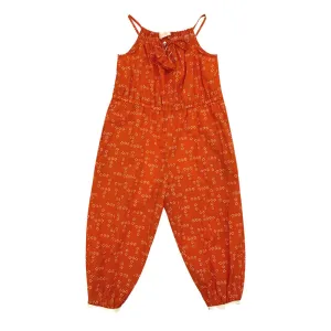 Girls Lara Jumpsuit - Orange