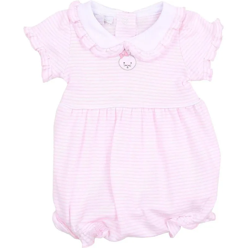 Girls Pink Striped Shortie