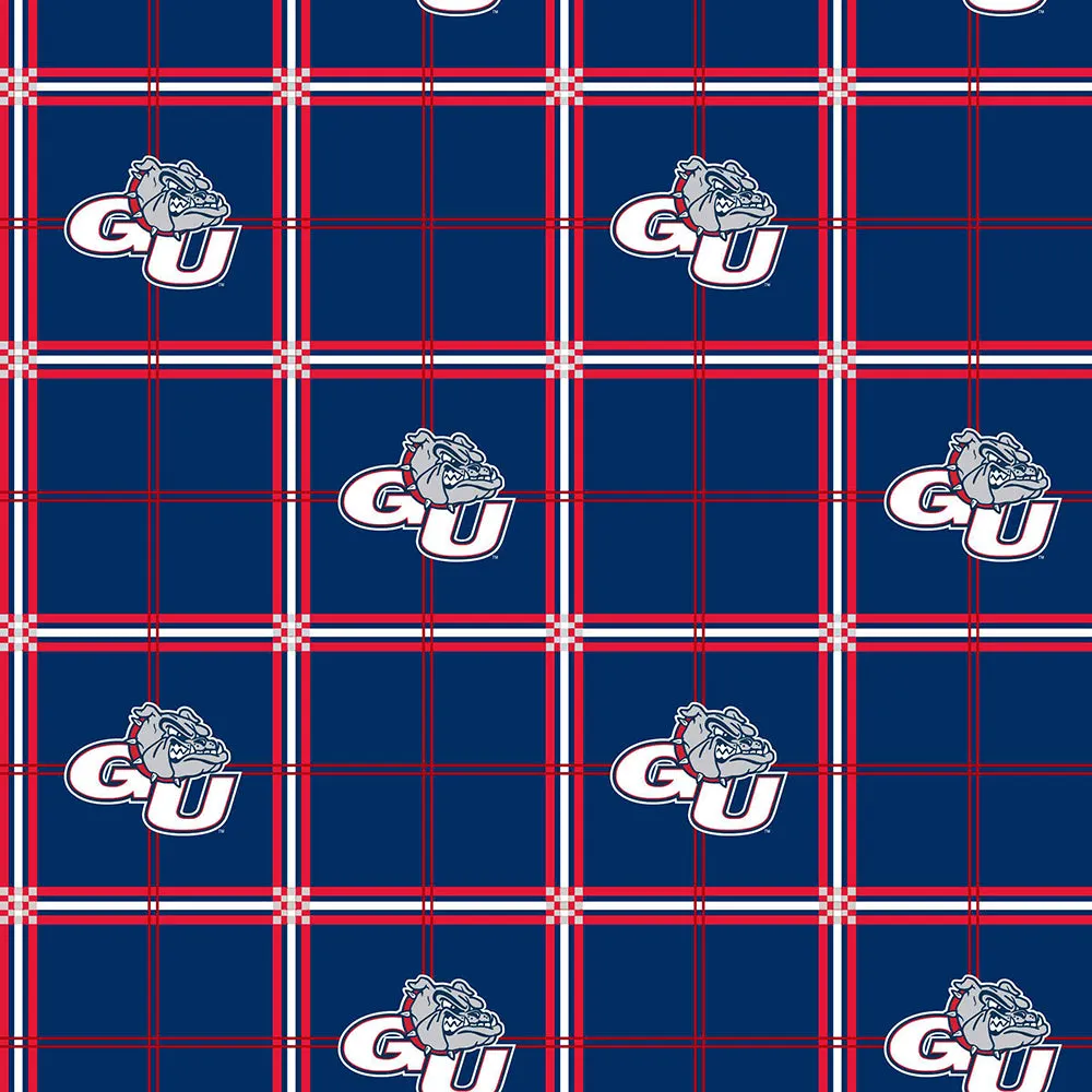 GONZAGA UNIVERSITY-Plaid Flannel-100% Cotton-GONZ023