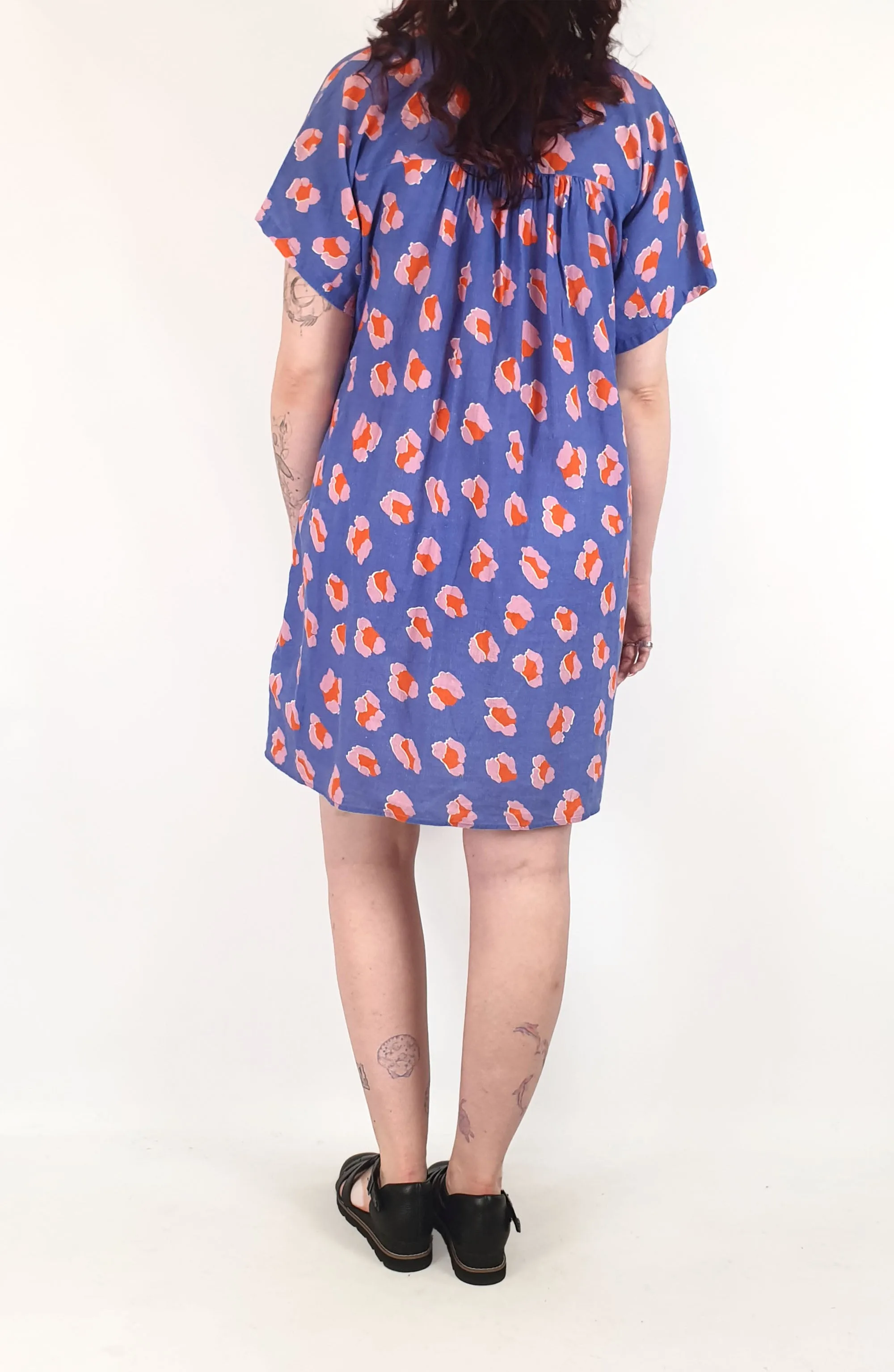 Gorman blue animal print dress size 12
