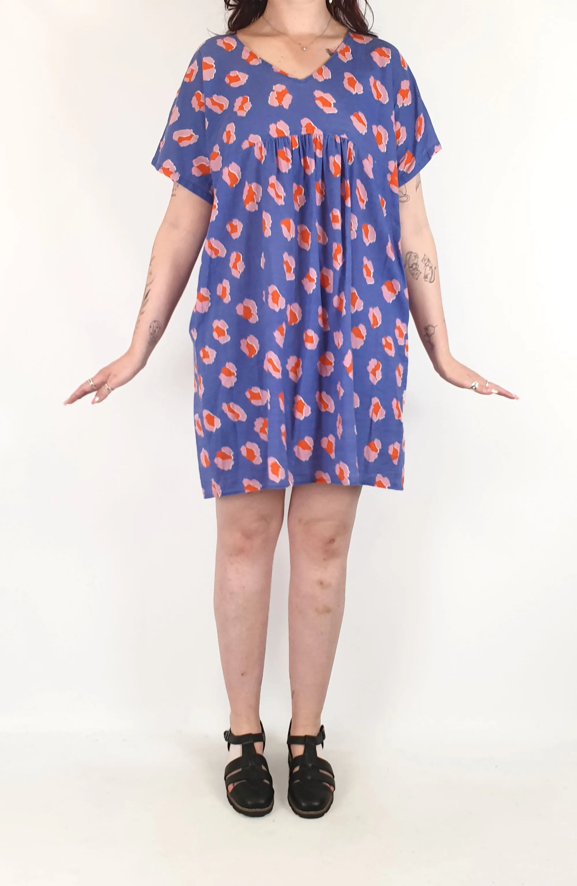 Gorman blue animal print dress size 12