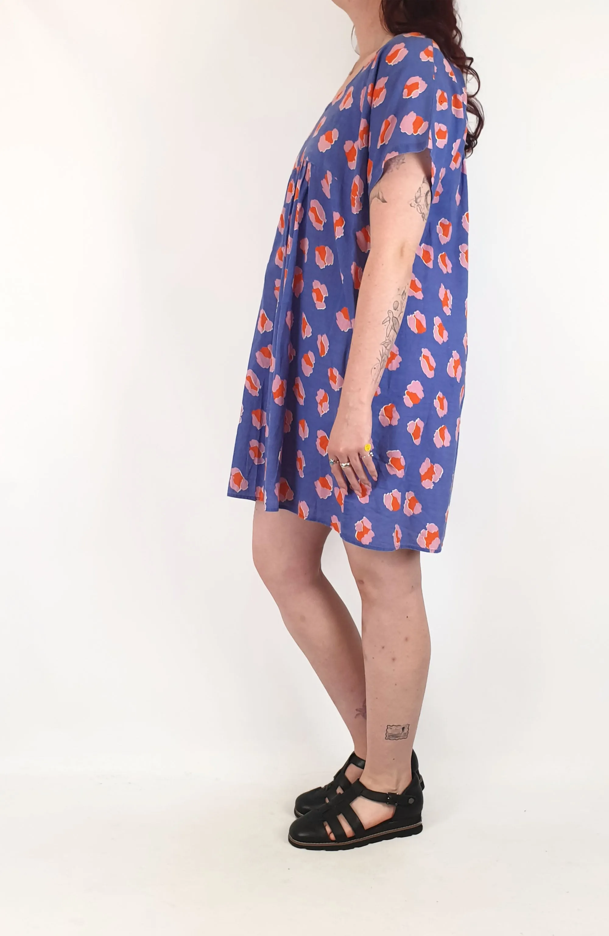Gorman blue animal print dress size 12
