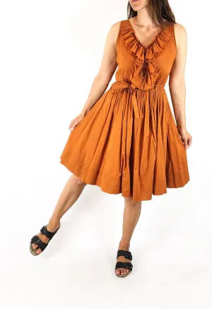 Gorman brown cotton dress size 8