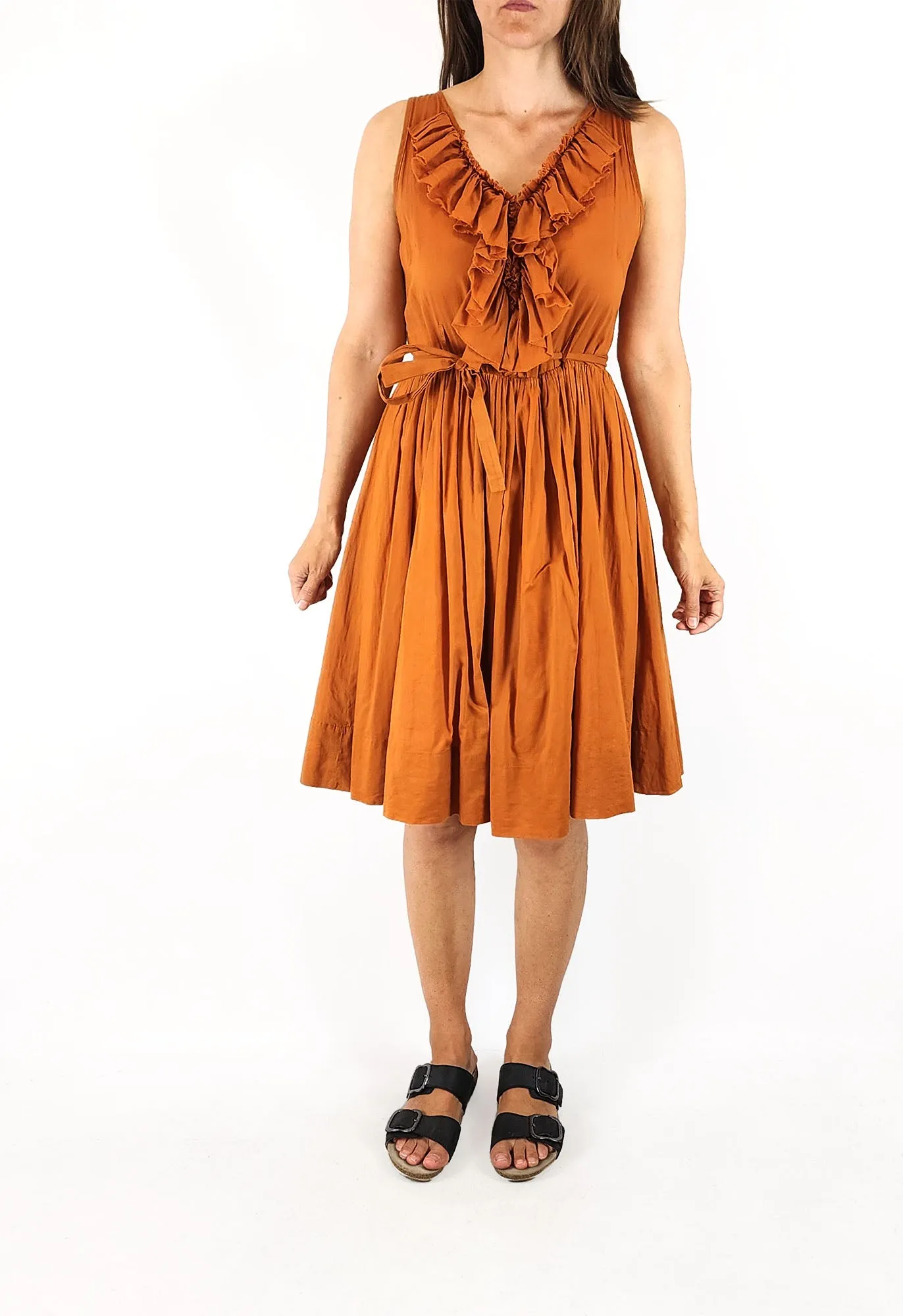 Gorman brown cotton dress size 8