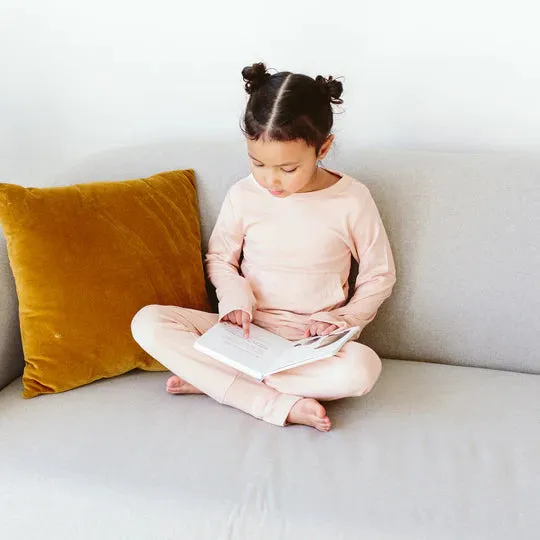 Goumikids - Long Sleeve Jogger Set - Rose