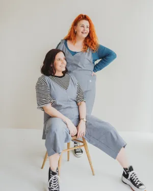 Grace Blue Denim Wide Leg Jumpsuit