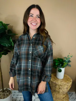 Gray Easy Choice Plaid Flannel