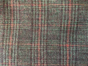 Green and Red Plaid Wool
