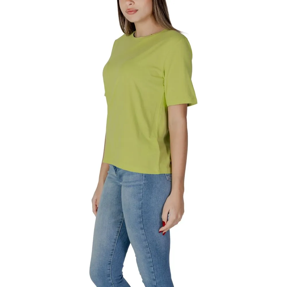 Green Cotton Tops & T-Shirt