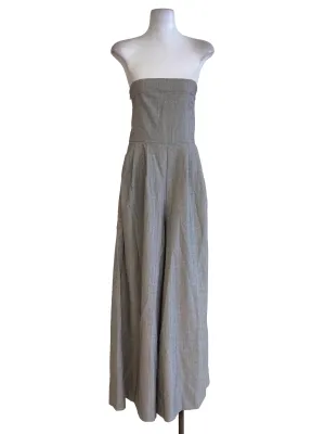 Grey Strapless Jumpsuits