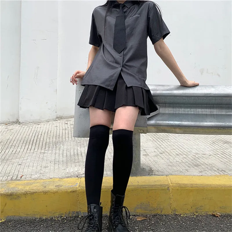 Grey Sweet Style Shirt ER5761