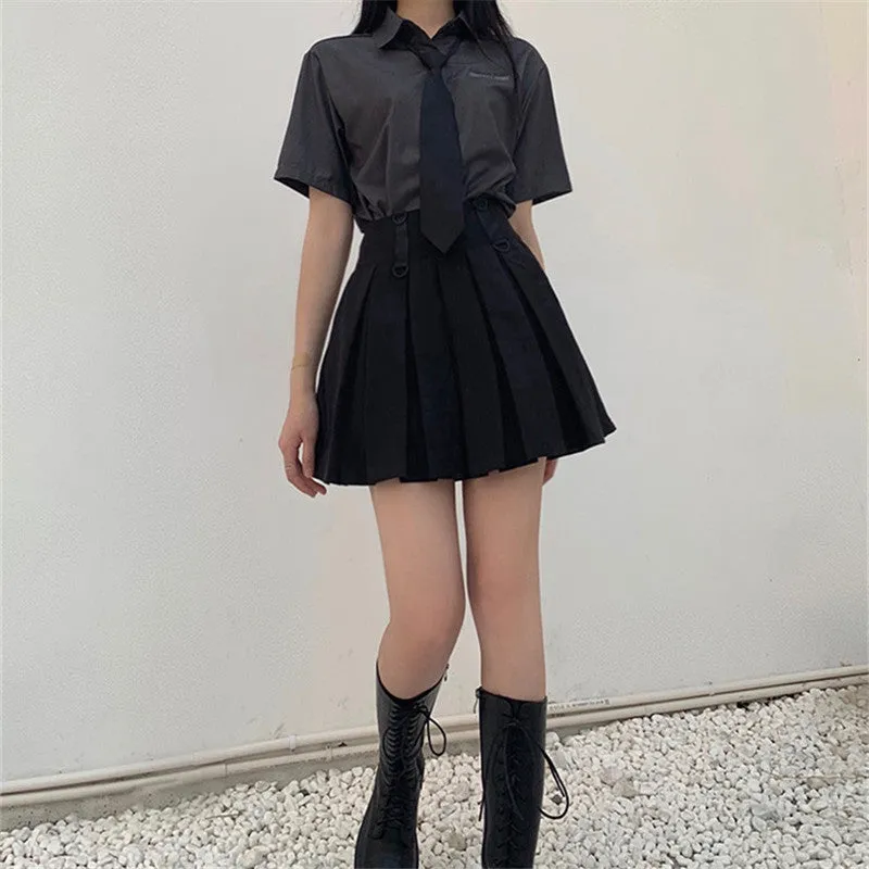 Grey Sweet Style Shirt ER5761