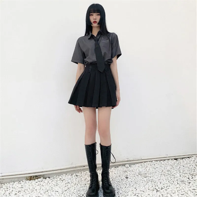 Grey Sweet Style Shirt ER5761