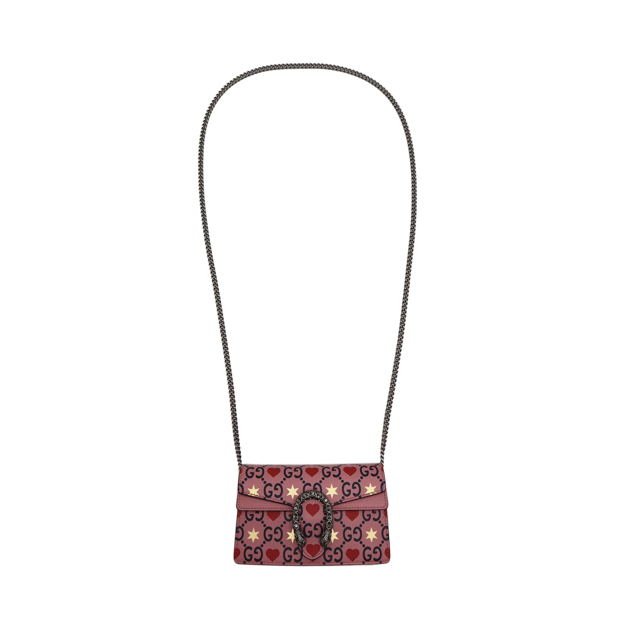 Gucci Calfskin Valentine's Day Exclusive Super Mini Dionysus Shoulder Bag