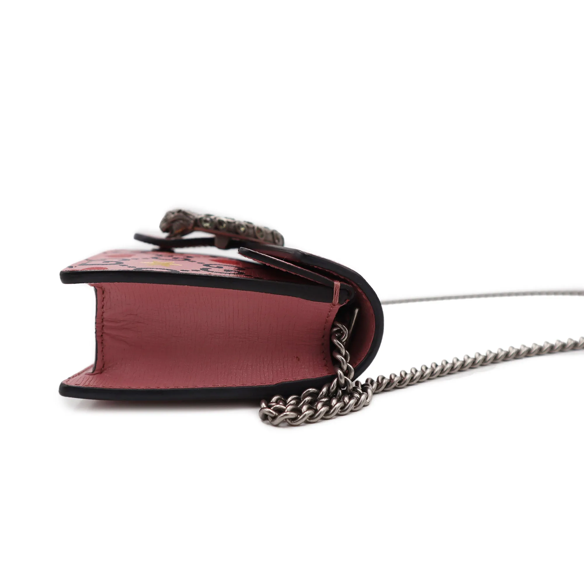 Gucci Calfskin Valentine's Day Exclusive Super Mini Dionysus Shoulder Bag