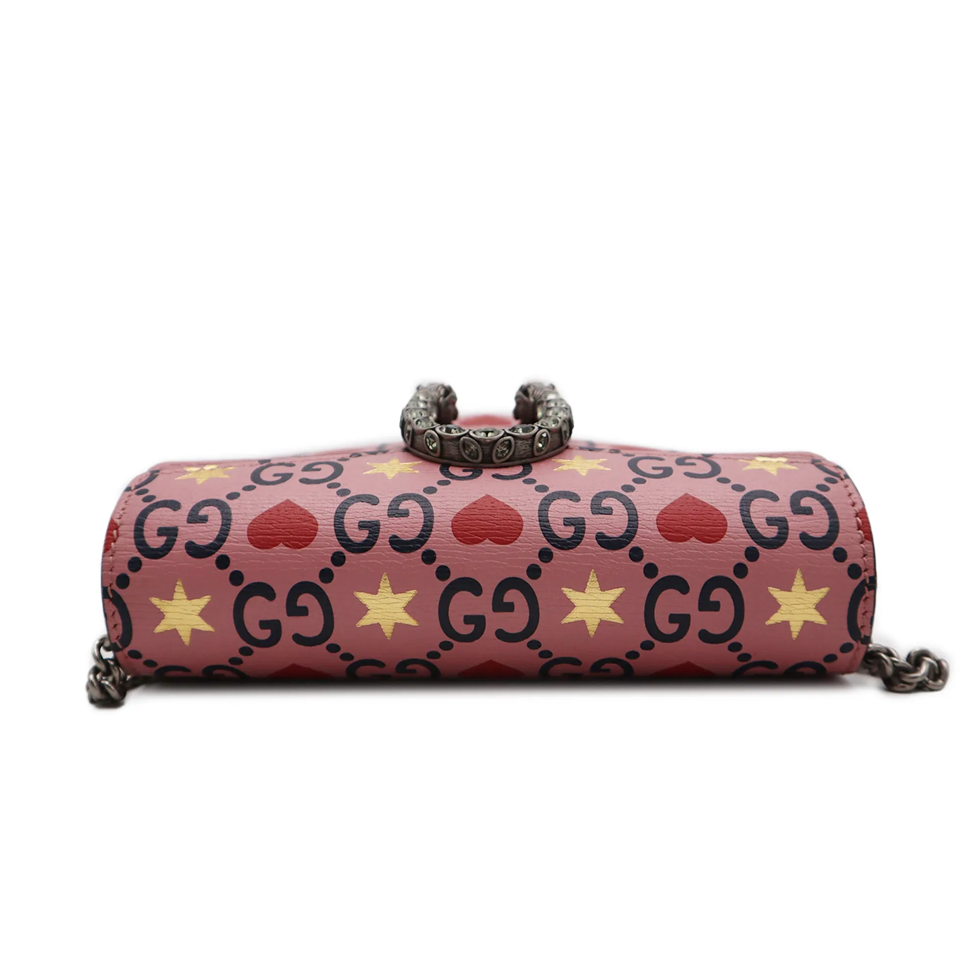 Gucci Calfskin Valentine's Day Exclusive Super Mini Dionysus Shoulder Bag