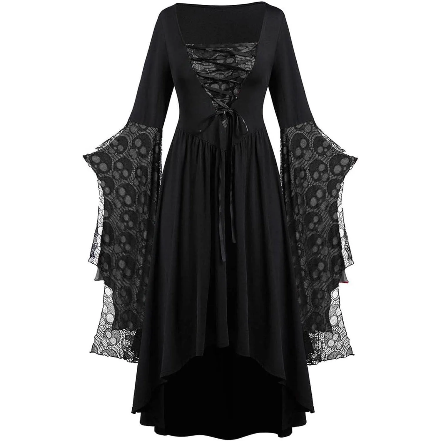Halloween Costumes Woman 2024 Lace Plus Size Renaissance Dress Halloween Adult Ball Gown Dresses Corset Gothic Clothes