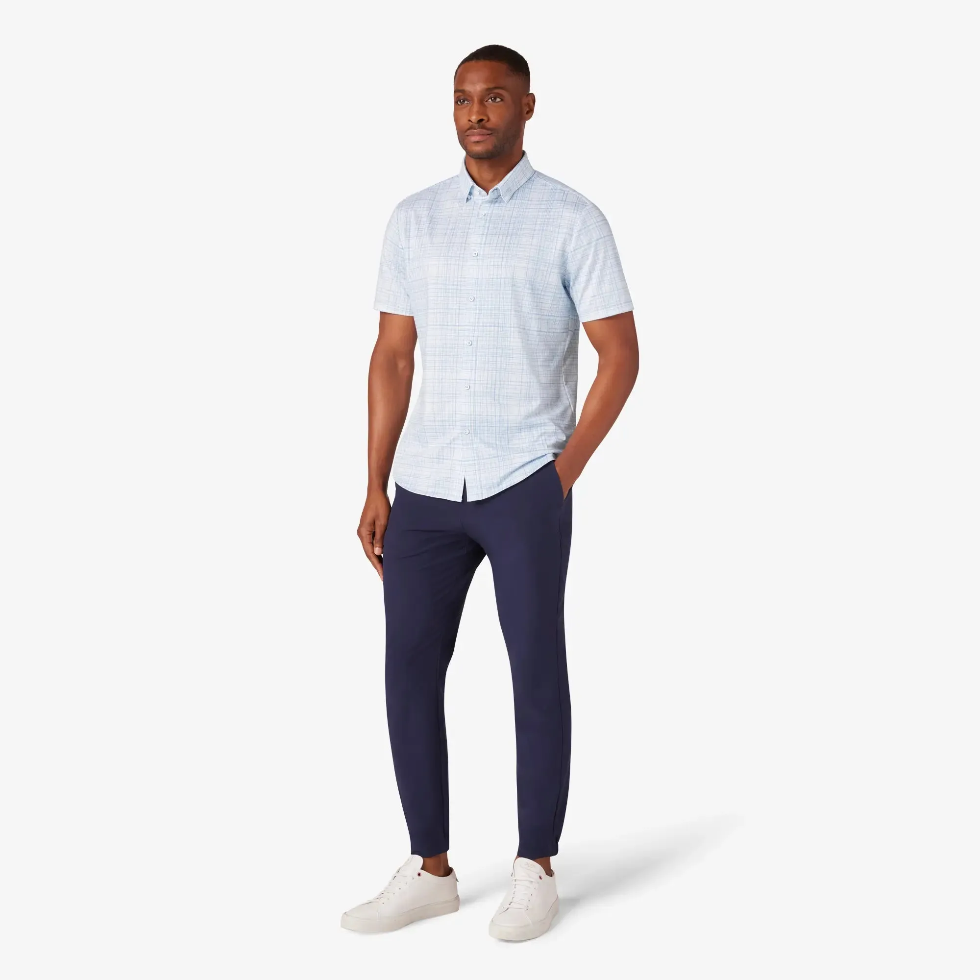 Halyard Short Sleeve - Carolina Breezy Plaid