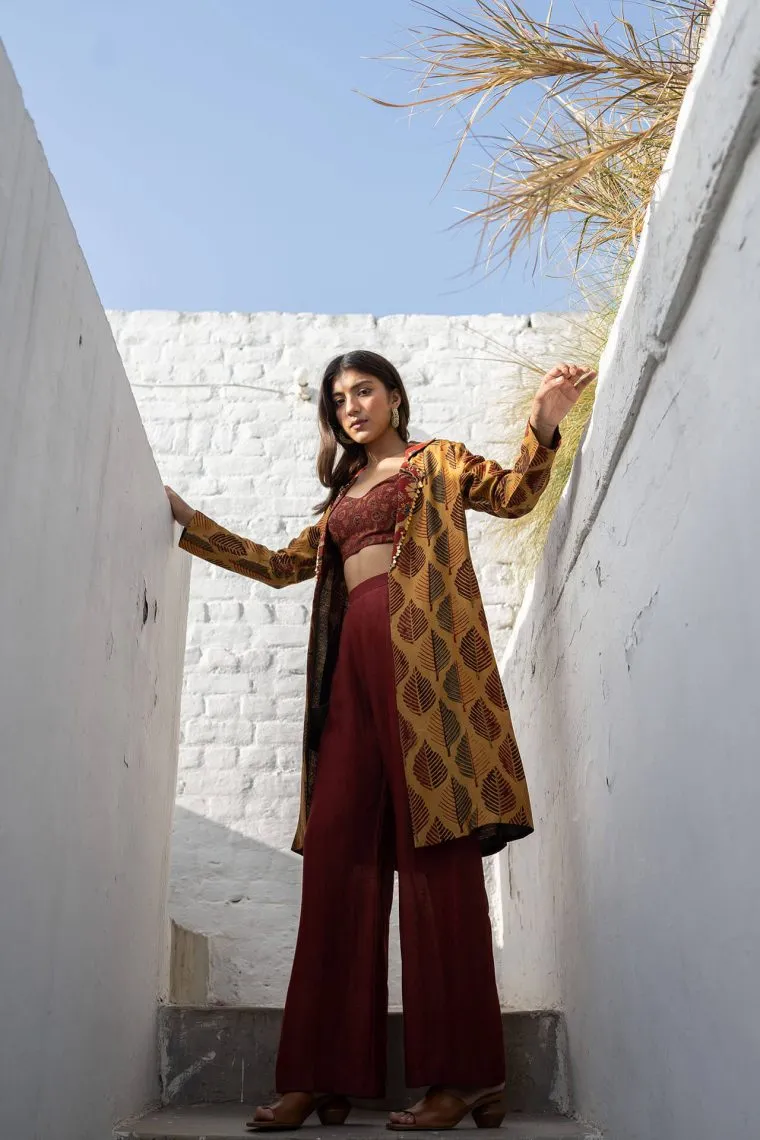 Hand Printed Croptop – Cape Set