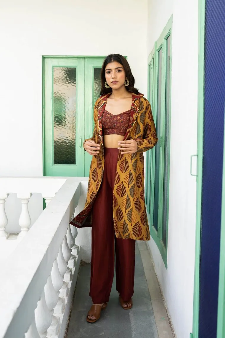 Hand Printed Croptop – Cape Set