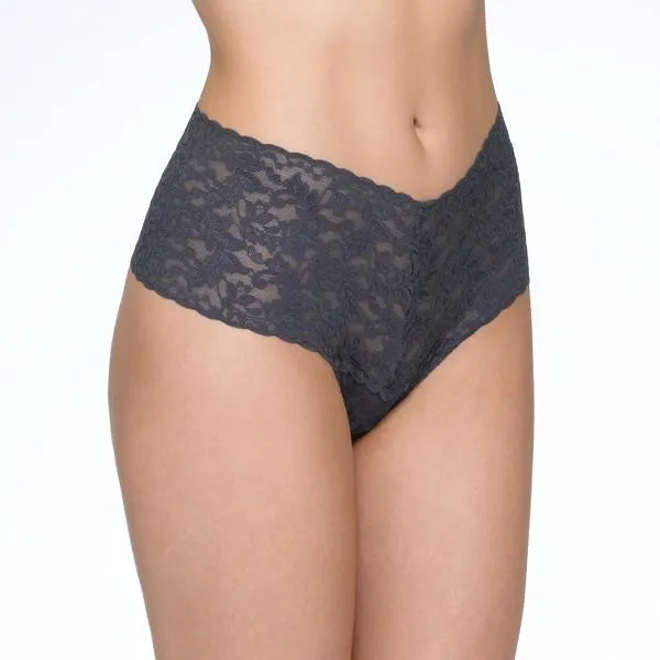 Hanky Panky Plus Size Signature Lace Retro Rise Thong