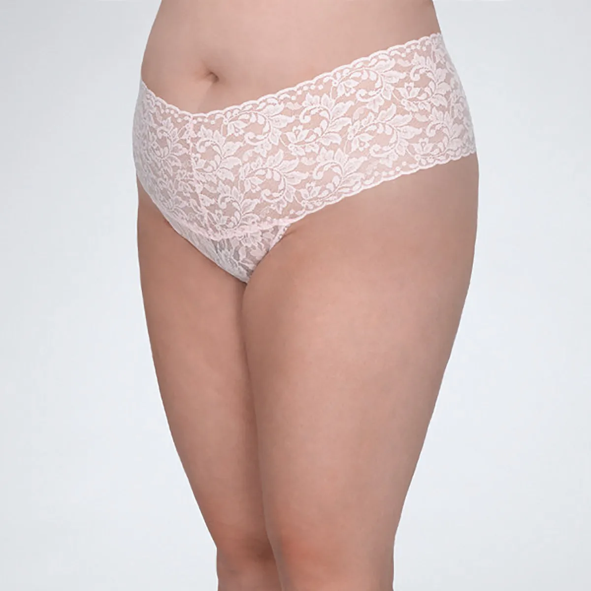 Hanky Panky Plus Size Signature Lace Retro Rise Thong