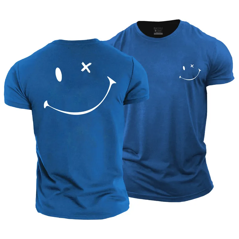 Happy Face Cotton T-Shirt