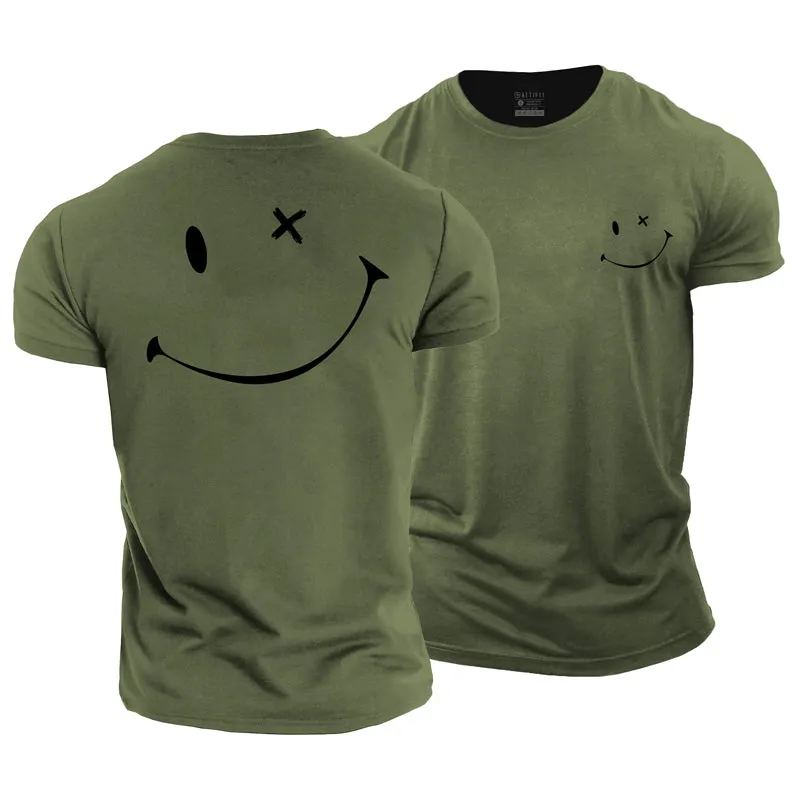 Happy Face Cotton T-Shirt