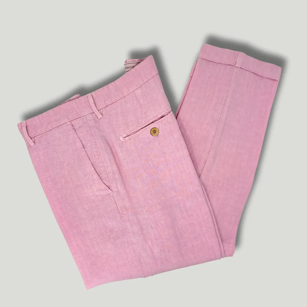 Harmont & Blaine Linen Pants - Pink