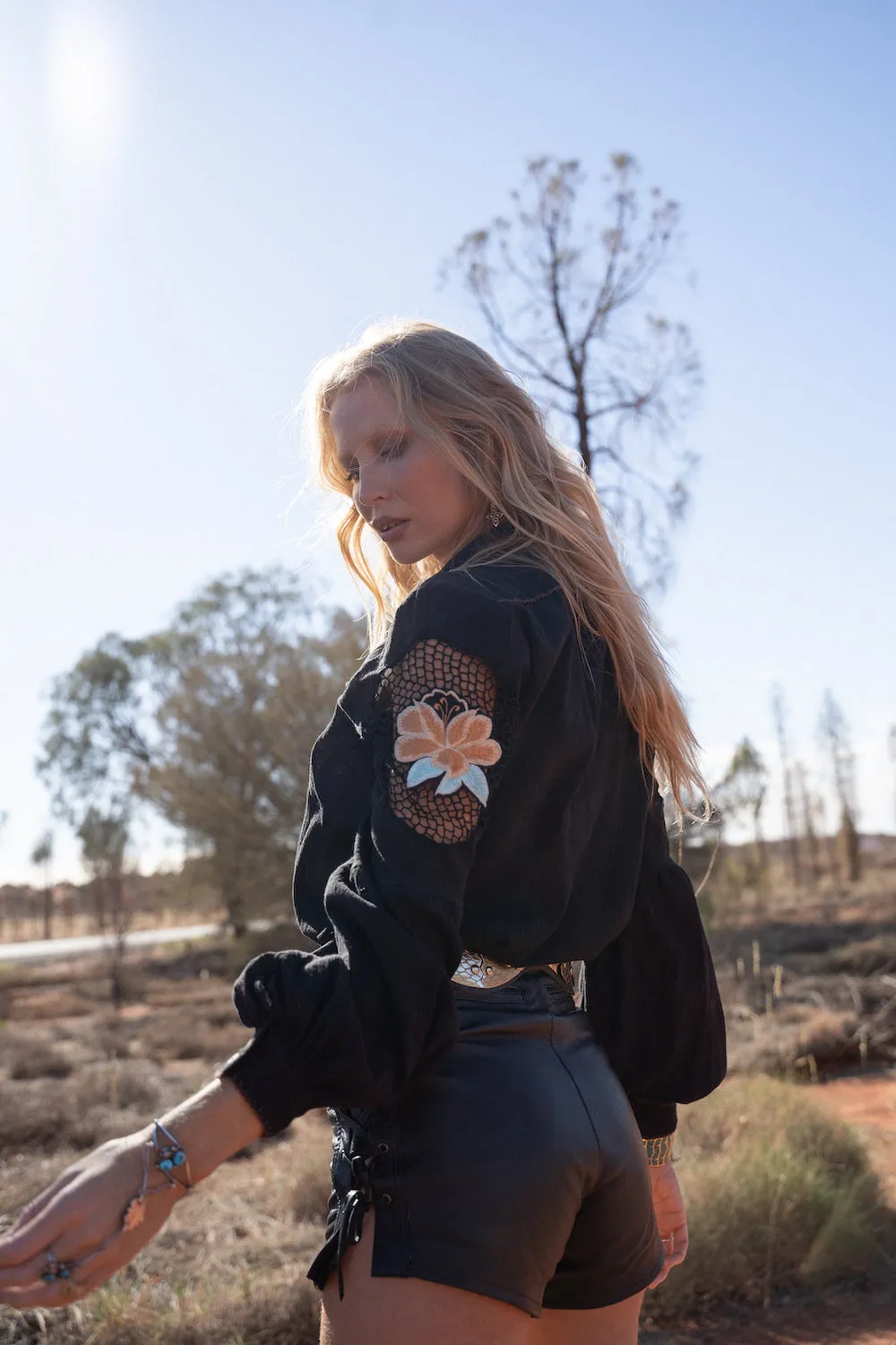 Heaven Can Wait Leather Shorts