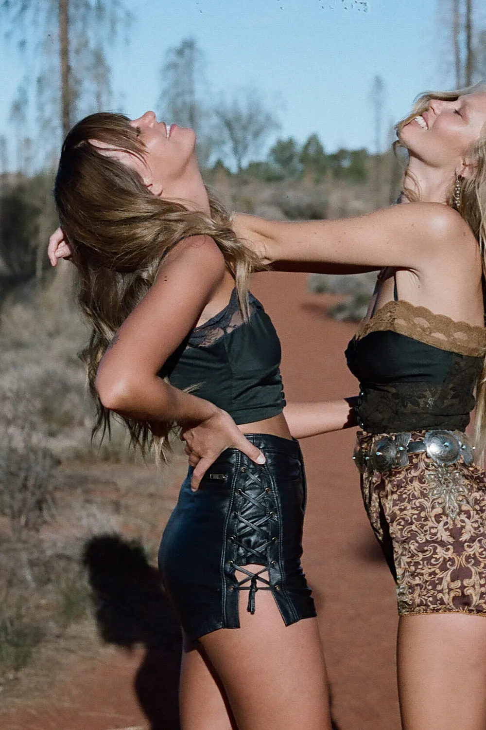Heaven Can Wait Leather Shorts