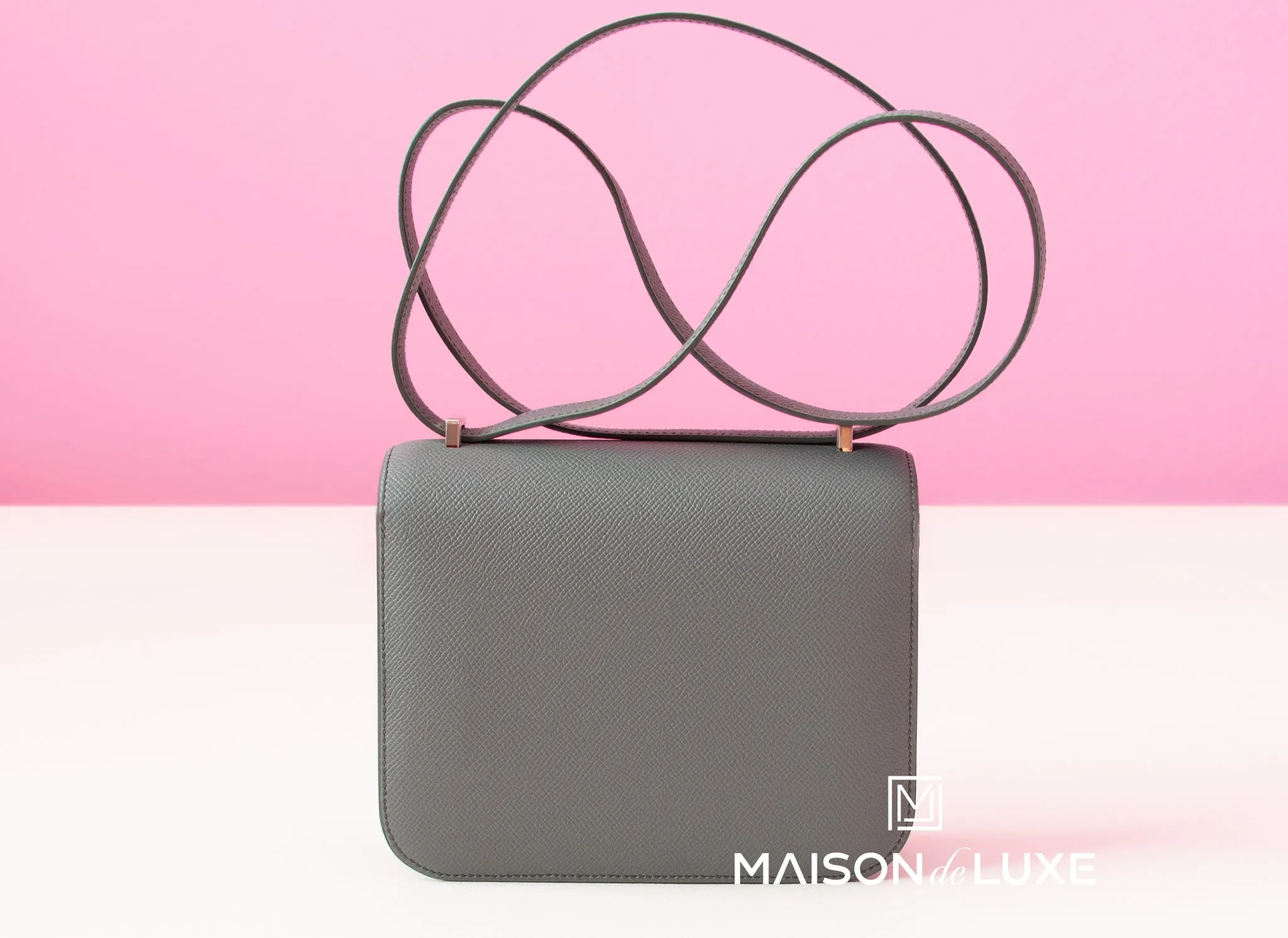 Hermes Constance Mini 18 Vert Amande Epsom Handbag