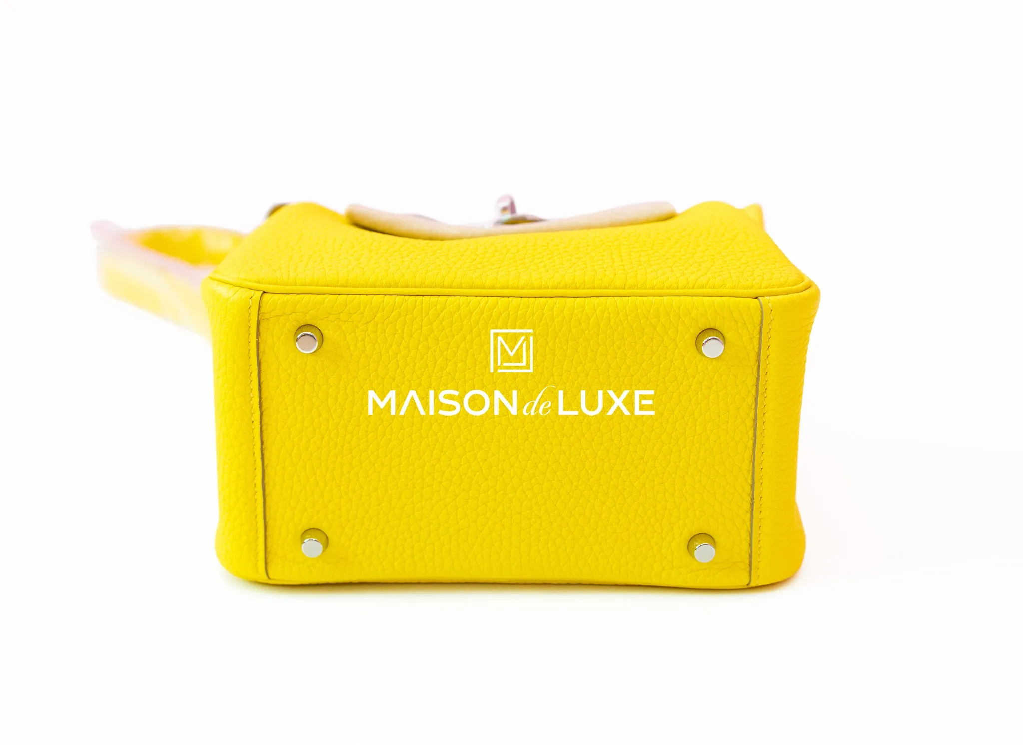 Hermes Mini Lindy 20 Lime Clemence Mini Lindy