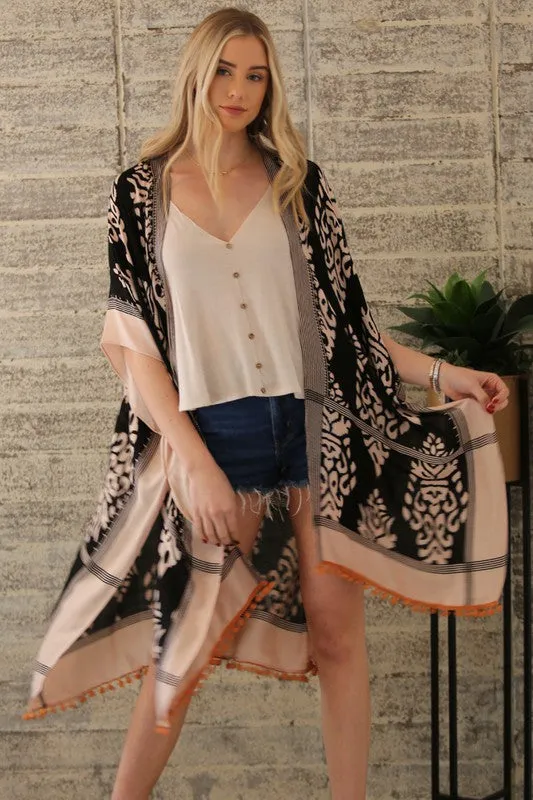 HOLLAND POM POM KIMONO