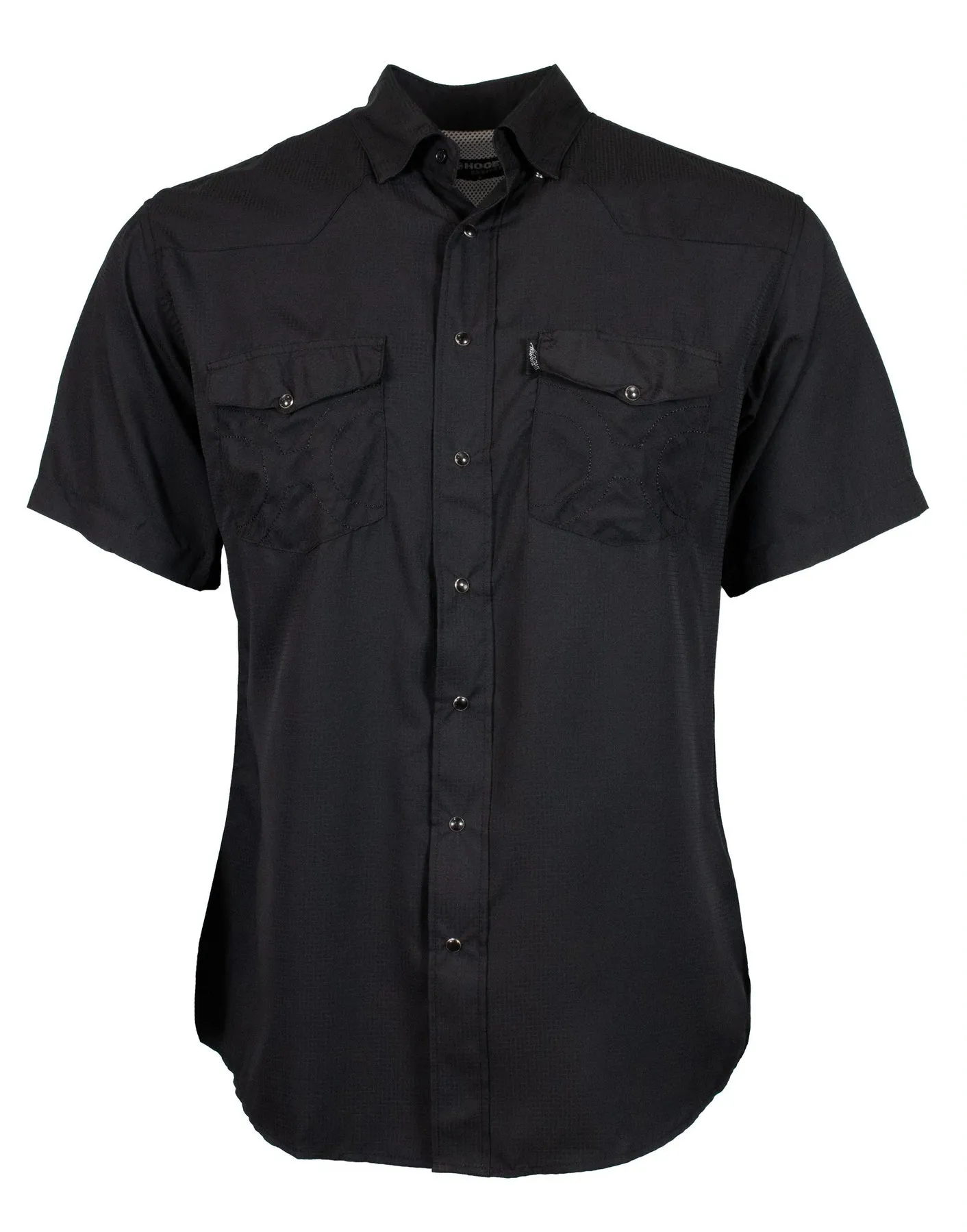 Hooey "SOL" Black S/S Pearl Snap