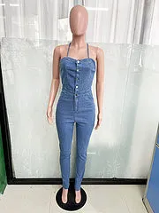 Hot selling denim jumpsuit AY3420